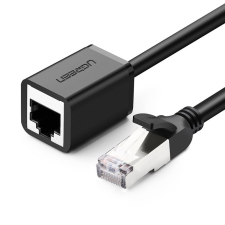 uGreen FTP CAT6 Hosszabbító kábel 1m Fekete kábel és adapter