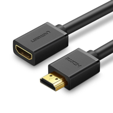 uGreen HD107 HDMI hosszabbító kábel, anya-apa, FullHD, 3D, 1m (fekete) kábel és adapter