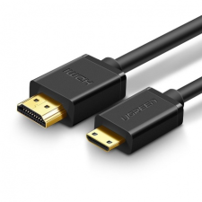 uGreen HD108 kábel HDMI - mini HDMI 4K 1.5m, fekete kábel és adapter