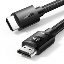 uGreen HDMI kábel 2.0 4K 60Hz 3m, fekete kábel és adapter