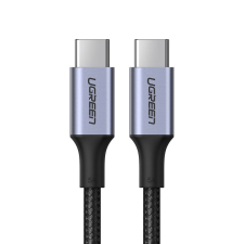 uGreen kábel USB Type C - USB Type C 5 A 100 W Power Delivery Quick Charge 3.0 FCP 480 Mbps kábel 2 m szürke (70429 US316) mobiltelefon kellék
