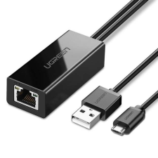 uGreen külső hálózati adapter USB 100Mbps Chromecastra 1 m kábellel, fekete (30985) mobiltelefon kellék