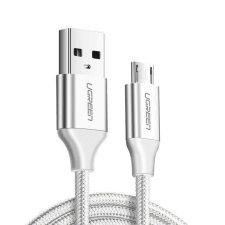 uGreen micro USB kábel, QC 3.0, 2.4A, 1m, fehér (60151) (UG60151) kábel és adapter