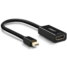 uGreen Mini DisplayPort HDMI Átalakító Fekete 10cm 40360 kábel és adapter
