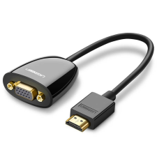 uGreen MM105 HDMI-VGA adapter (fekete) kábel és adapter