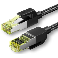 uGreen NW150 fonott hálózati kábel, Ethernet RJ45, Cat.7, F / FTP, 2 m (fekete) kábel és adapter