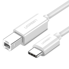 uGreen &quot;UGREEN US241 CB USB 2.0 kábel nyomtatóhoz, 1m (fehér) &quot; kábel és adapter
