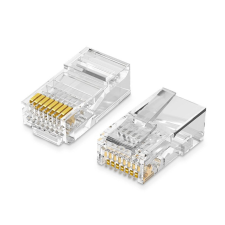 uGreen RJ45 Ethernet csatlakozó, 8P / 8C, Cat.5 / 5e, UTP (50 db) kábel és adapter