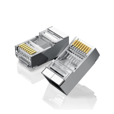 uGreen RJ45 Ethernet fém csatlakozó, 8P / 8C, Cat.6, UTP (10db) kábel és adapter