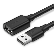 uGreen US103 USB 2.0 hosszabbító kábel, 2 m (fekete) kábel és adapter