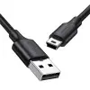 uGreen US132 USB / MicroUsb adat és töltőkábel, 1A, 2m - 30472, Fekete