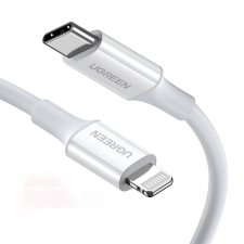 uGreen US171 USB-C - Lightning kábel, 3A 0.25m fehér (60746) (60746) kábel és adapter