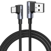 uGreen US176 USB-A - USB-C kábel 3A 3m fekete(70875 70875