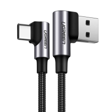 uGreen US176 USB-USB-C ferde kábel 3A 2m fekete (20857) (UG20857) kábel és adapter