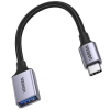 uGreen US378 USB-A anya - USB-C apa OTG adapter szürke (70889) (ugr70889) - Adatkábel