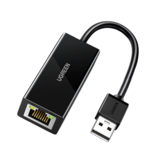 uGreen USB 2.0 Ethernet 10/100Mbps RJ45 Lan Adapter, Átalakító Kábel [CR110] kábel és adapter