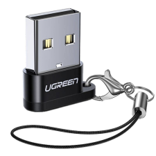 uGreen USB-A 2.0 - USB-C bluetooth adapter fekete (50568) (50568) - Adatkábel kábel és adapter