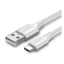 Ugreen USB-C / USB gyorstöltő- és adatkábel, 0,5m, fehér kábel és adapter