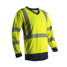  ÚJ! SUNO HI-VIZ SÁRGA HOSSZÚ UJJÚ PÓLÓ_M