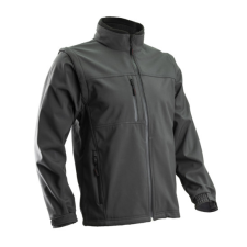 ÚJ! YANG 2/1 LEVEHETŐ UJJÚ FÉRFI SOFTSHELL KABÁT SZÜRKE_XXL munkaruha