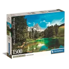  Új-Zéland Blue Lake 1500 db-os Compact puzzle Clementoni puzzle, kirakós