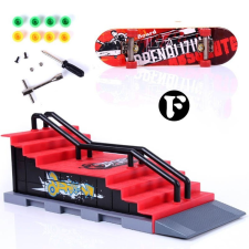 Ujj gördeszkapark rámpa - Mini Skatepark Ujjgördeszkához autópálya és játékautó