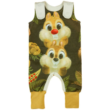  Ujjatlan baba rugdalózó Chip és Dale mintával 2:1-ben méret rugdalózó