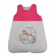  Ujjatlan bélelt hálózsák cuki holdas mintával 3,5 TOG