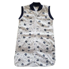  Ujjatlan pamut hálózsák, mintás (56) – Hajók hálózsák, pizsama