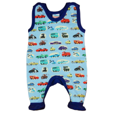  Ujjatlan vékony pamut baba rugdalózó Verdák mintával - 74-es méret rugdalózó