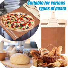 UJT6019 Csúsztató pizzalapát, tészta áthelyező lapát konyhai eszköz