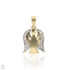 Újvilág Kollekció Arany Angyal medál - ÖZ-P-1129-YW-CZ_KT