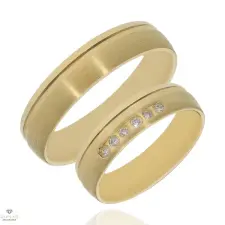 Újvilág Kollekció Arany férfi karikagyűrű 60-as méret - K565/60-DB gyűrű