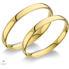 Újvilág Kollekció Arany férfi karikagyűrű 62-es méret - C25S/62-D gyűrű