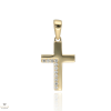 Újvilág Kollekció Arany kereszt medál - ÖZ-P-8035-CZ_KT