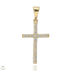 Újvilág Kollekció Arany kereszt medál - UZ-PP2546-01_KT