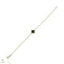 Újvilág Kollekció Arany lóhere karlánc 20 cm - 07S221-BL-2 karkötő