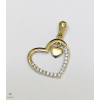Újvilág Kollekció Arany Szív medál - ÖZ-P-997-YW-CZ