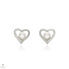 Újvilág Kollekció Ezüst szív fülbevaló - 02107-269 fülbevaló