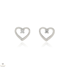 Újvilág Kollekció Ezüst szív fülbevaló - 02107-294 fülbevaló