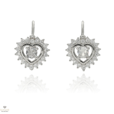 Újvilág Kollekció Ezüst szív fülbevaló - 02108-120 fülbevaló