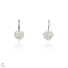 Újvilág Kollekció Ezüst szív fülbevaló - 02203-56