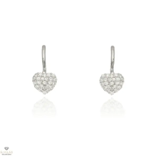 Újvilág Kollekció Ezüst szív fülbevaló - 02203-56 fülbevaló