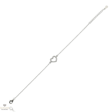 Újvilág Kollekció Ezüst szív karlánc 20 cm - 07118-158 karkötő