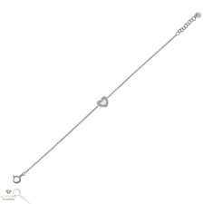 Újvilág Kollekció Ezüst szív karlánc 20 cm - 07118-161 fülbevaló