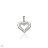 Újvilág Kollekció Ezüst szív medál - 09139-34