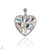 Újvilág Kollekció Ezüst szív medál - 09139-59