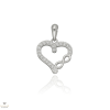 Újvilág Kollekció Ezüst szív medál - 09139-66