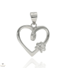 Újvilág Kollekció Ezüst szív medál - 09139-7