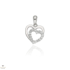 Újvilág Kollekció Ezüst szív medál - 09139-71